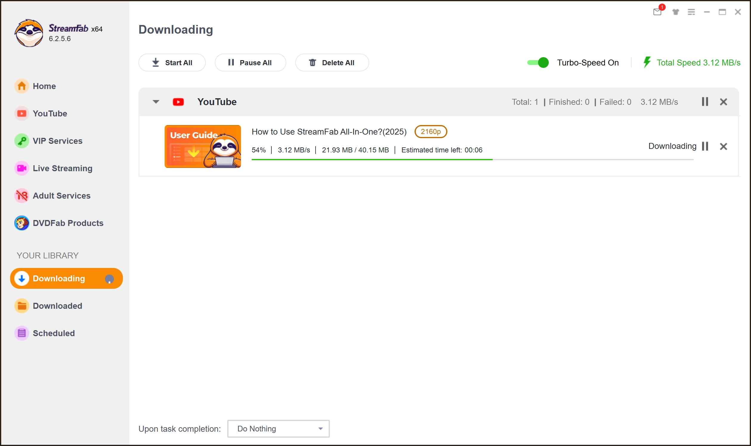 how to use streamfab, the better solution to chrome download extensions: step 4