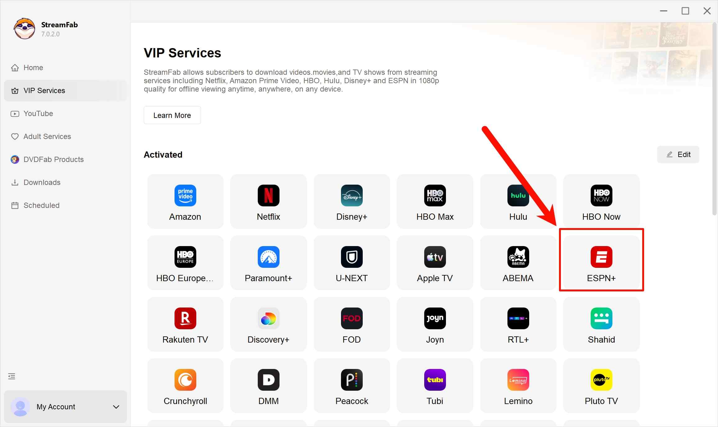 how to download espn with streamfab