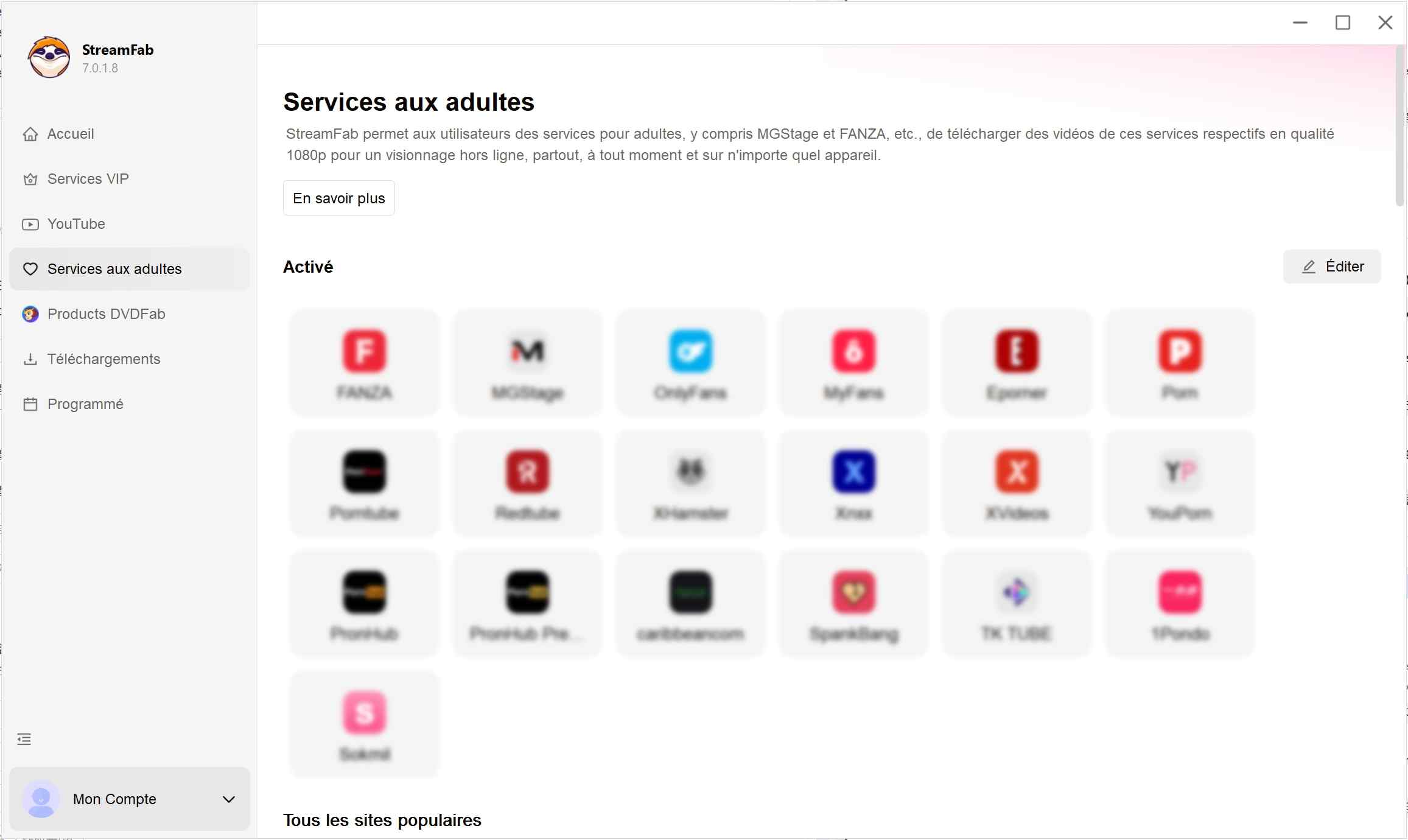 comment utiliser streamfab: adult