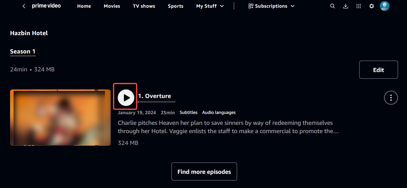 作品の「ダウンロード可否」と「期限」の確認方法