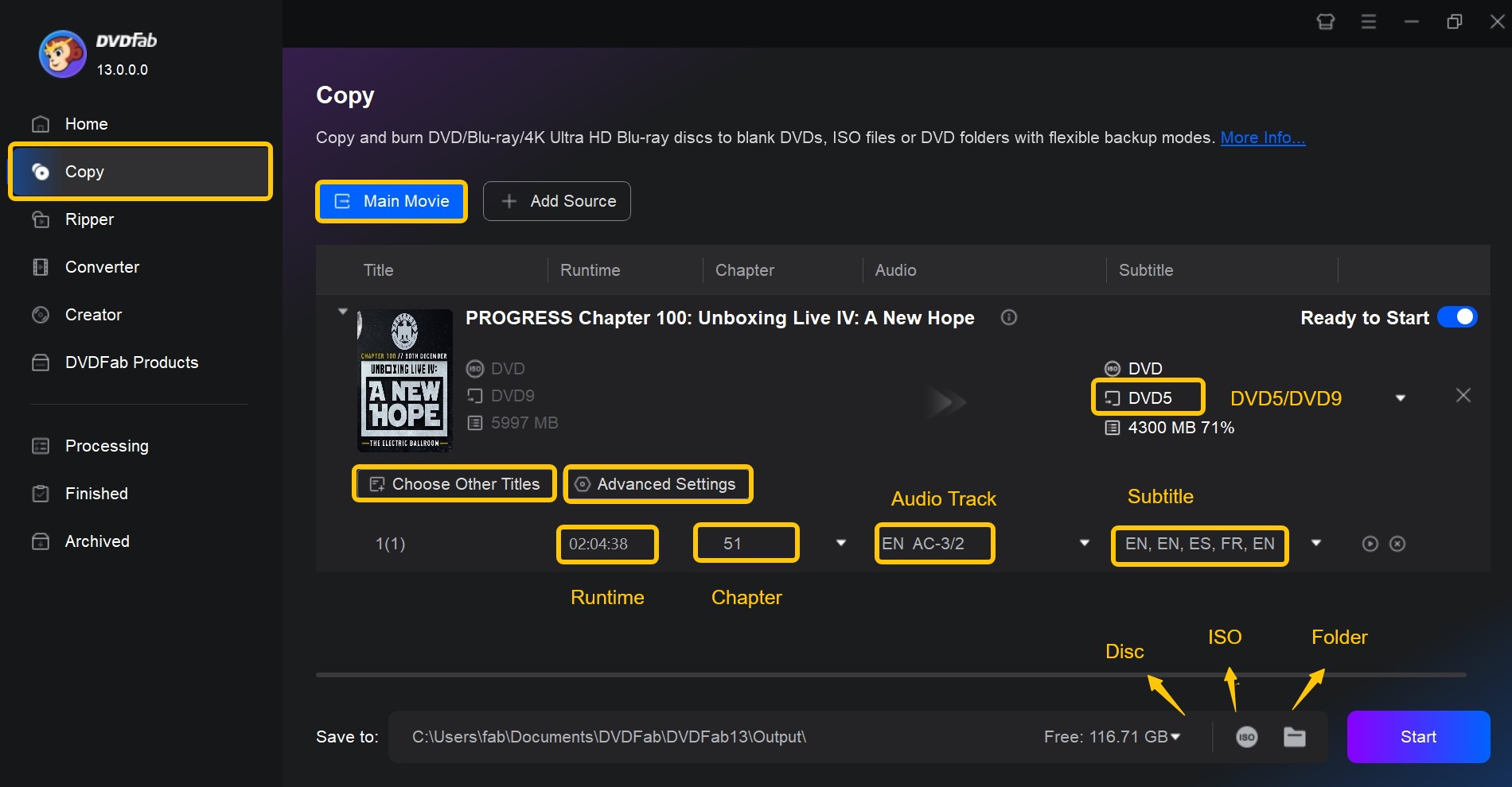 How to Rip Blu-ray to ISO using DVDFab